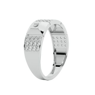 Citric Round Diamond Ring For Men